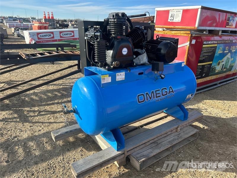 Omega TK-100120-01M Skid-Mounted Electric 120 gal Air Co Kompresszorok