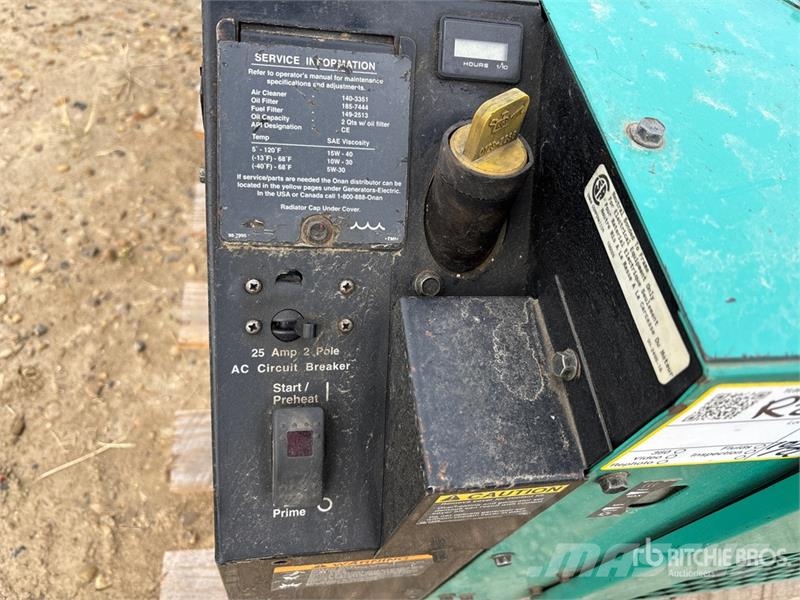 Onan 5.5HDKBB-2861C 5.5 kW Skid-Mounted Generator Set Dizel agregati
