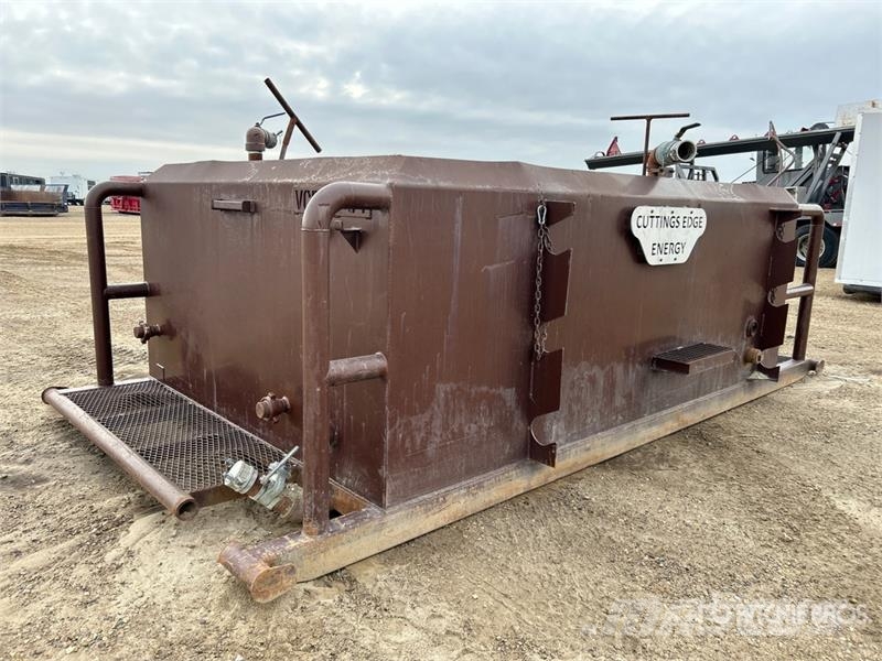Open Top Skid-Mounted Process Mud Tank Équipement de stockage et de fourniture de gaz