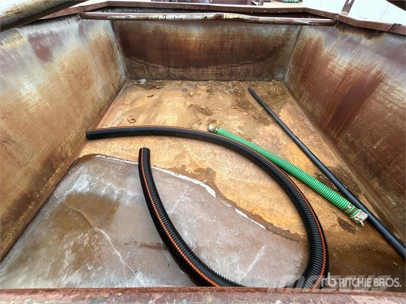 Open Top Skid-Mounted Insert Mud Tank Équipement de stockage et de fourniture de gaz