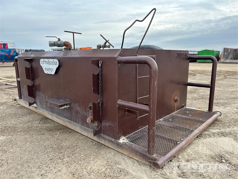 Open Top Skid-Mounted Process Mud Tank Équipement de stockage et de fourniture de gaz