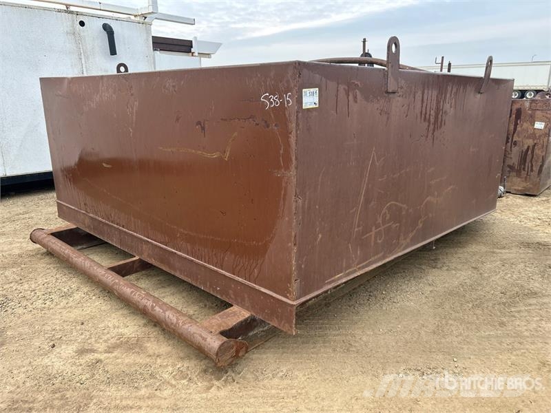 Open Top Skid-Mounted Insert Mud Tank Équipement de stockage et de fourniture de gaz
