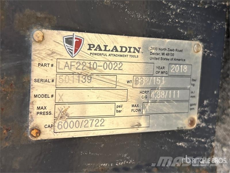 PALADIN 60 in Skid Steer Boom Otros
