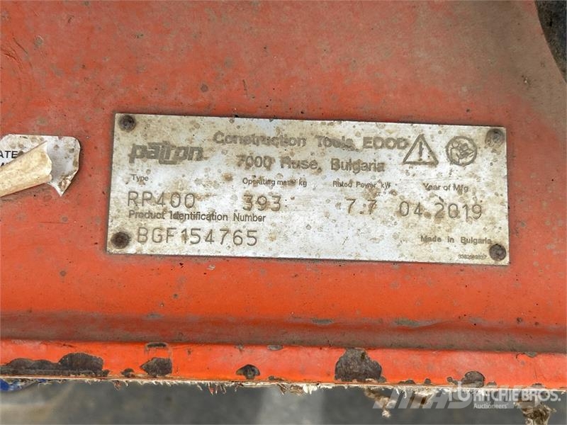  Patron RP400 Vibratory Plate Compactor Виброплиты и вибротрамбовки