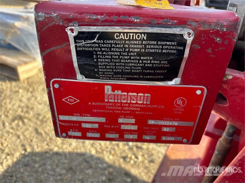 Patterson Fire Pump Vízpumpák