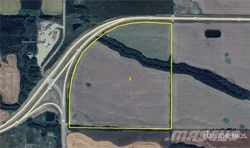  Peace River, AB NW 10-85-20-W5 133.62 +/- Acres on Agricoltura - Altro