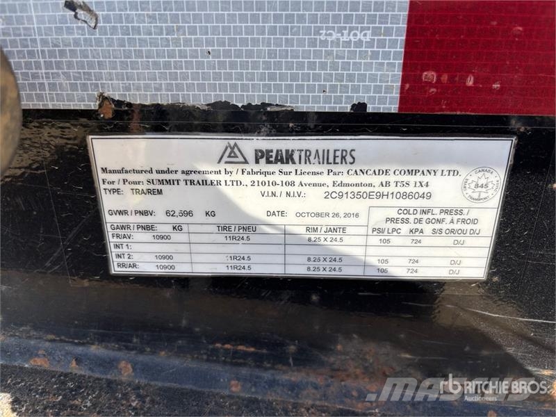 Peak Hayrack 48 ft Tri/A Hayrack Log Trailer Prikolice za hlode