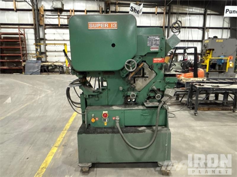 Peddinghaus Model 210 Super 13 Electric Steel Punching Shear Otros