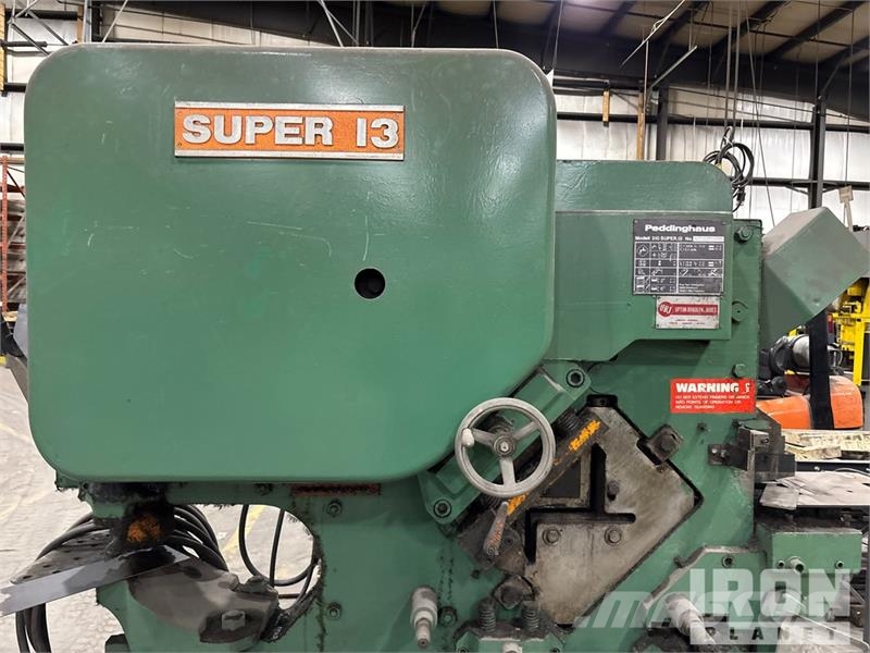 Peddinghaus Model 210 Super 13 Electric Steel Punching Shear Otros