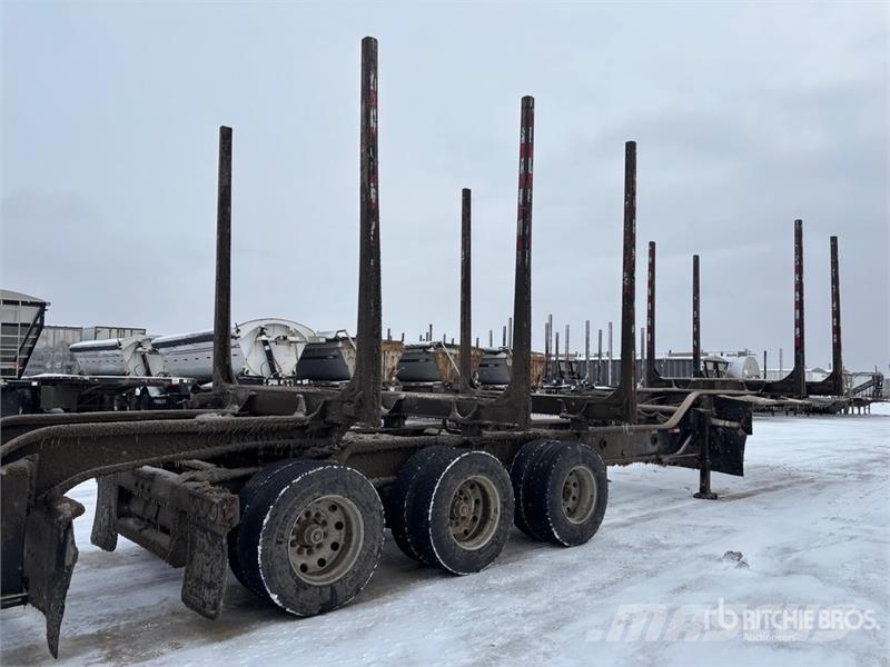 Peerless 32 ft Super B-Train Lead Hayrack Log Trailer Hout-Aanhangers