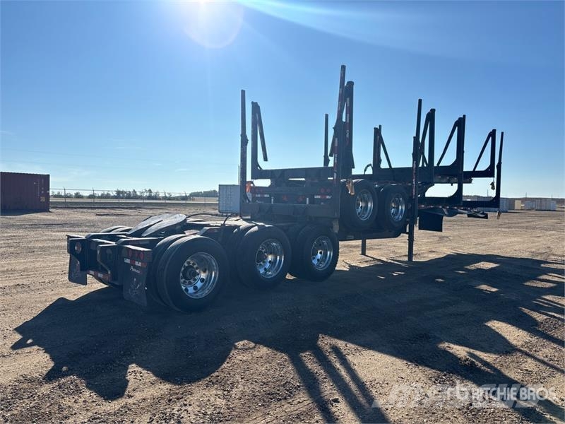 Peerless 32 ft Super B-Train Lead Short Wood Log Trailer مقطورات أشجار