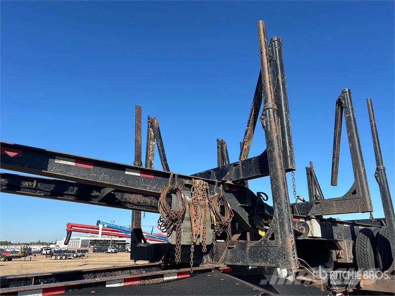 Peerless 32 ft Super B-Train Lead Short Wood Log Trailer مقطورات أشجار