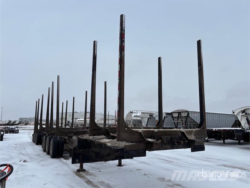 Peerless 32 ft Super B-Train Lead Hayrack Log Trailer Hout-Aanhangers