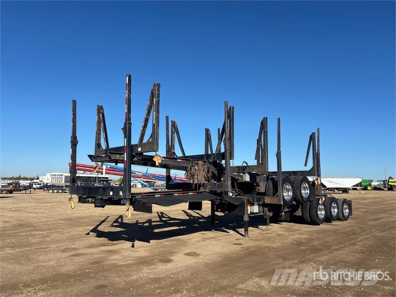 Peerless 32 ft Super B-Train Lead Short Wood Log Trailer مقطورات أشجار