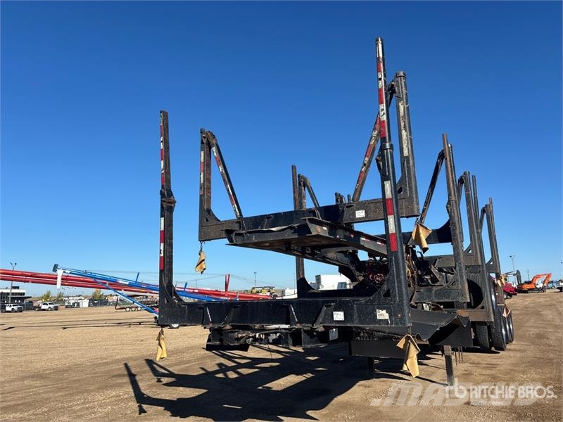 Peerless 32 ft Super B-Train Lead Short Wood Log Trailer مقطورات أشجار