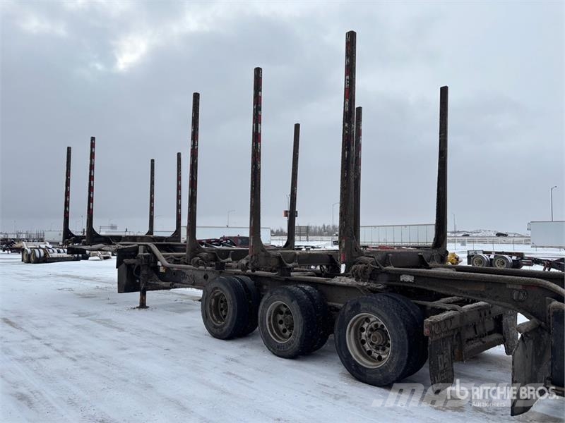 Peerless 32 ft Super B-Train Lead Hayrack Log Trailer Hout-Aanhangers