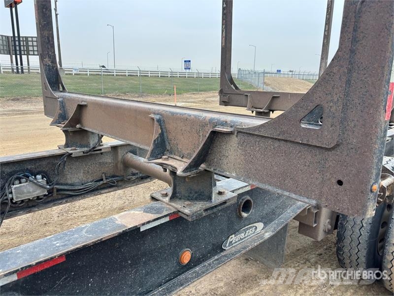 Peerless 32 ft Super B-Train Lead Hayrack Log Trailer مقطورات أشجار