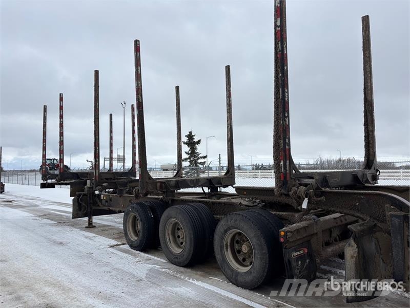 Peerless 32 ft Super B-Train Lead Hayrack Log Trailer Timber trailers