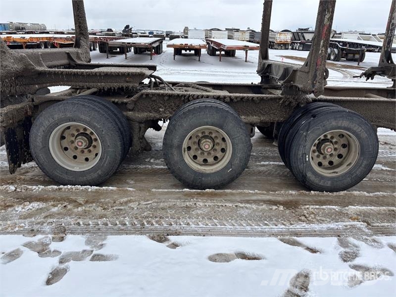Peerless 32 ft Super B-Train Lead Hayrack Log Trailer Timber trailers