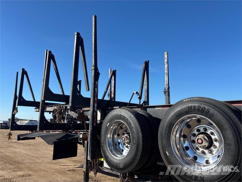 Peerless 32 ft Super B-Train Lead Short Wood Log Trailer مقطورات أشجار