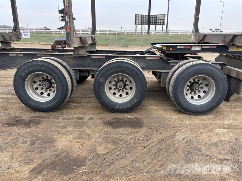 Peerless 32 ft Super B-Train Lead Hayrack Log Trailer مقطورات أشجار