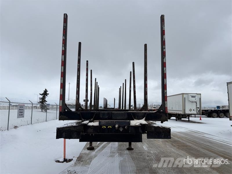 Peerless 33 ft Super B-Train Lead Hayrack Log Trailer Timber trailers