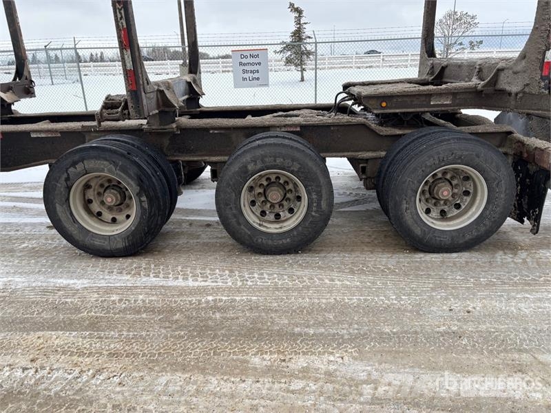 Peerless 33 ft Super B-Train Lead Hayrack Log Trailer Timber trailers