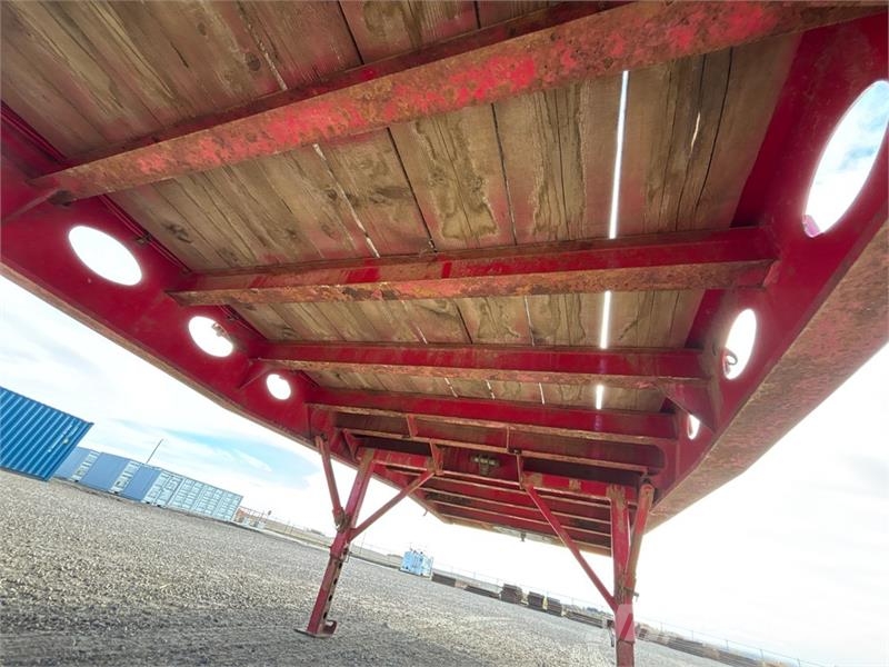 Peerless 48 ft Tri/A Flatbed Oilfield Trailer Macchine utensili