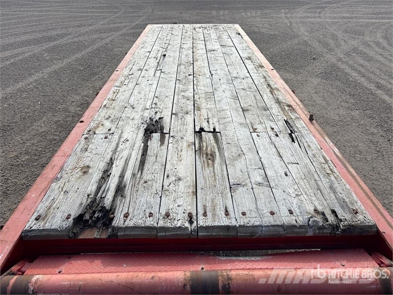 Peerless 48 ft Tri/A Flatbed Oilfield Trailer Macchine utensili