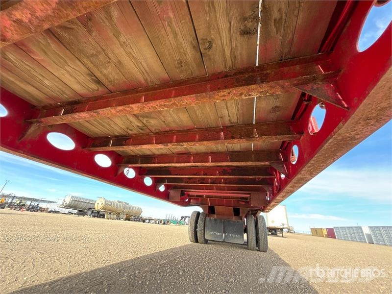 Peerless 48 ft Tri/A Flatbed Oilfield Trailer Macchine utensili