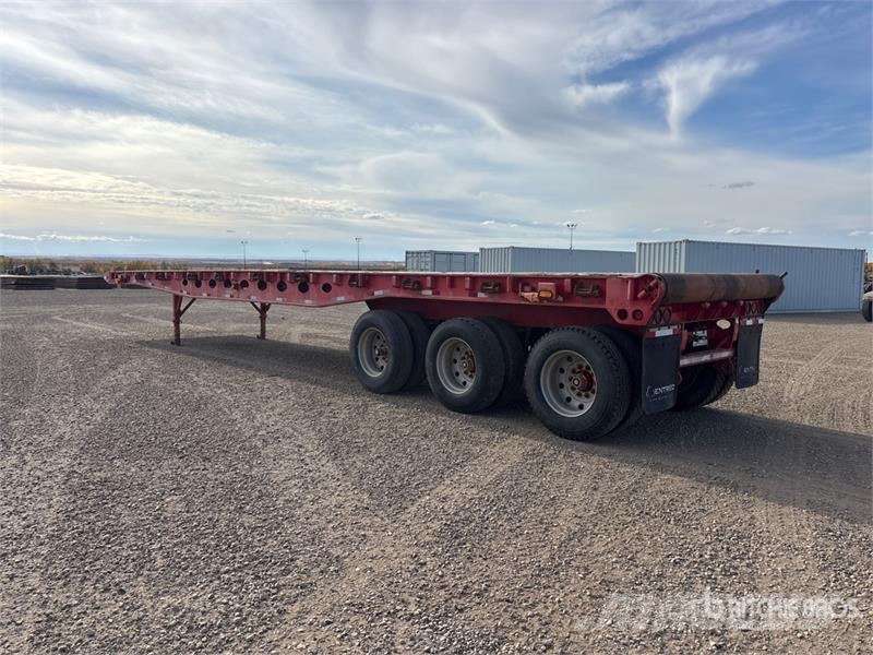 Peerless 48 ft Tri/A Flatbed Oilfield Trailer Macchine utensili
