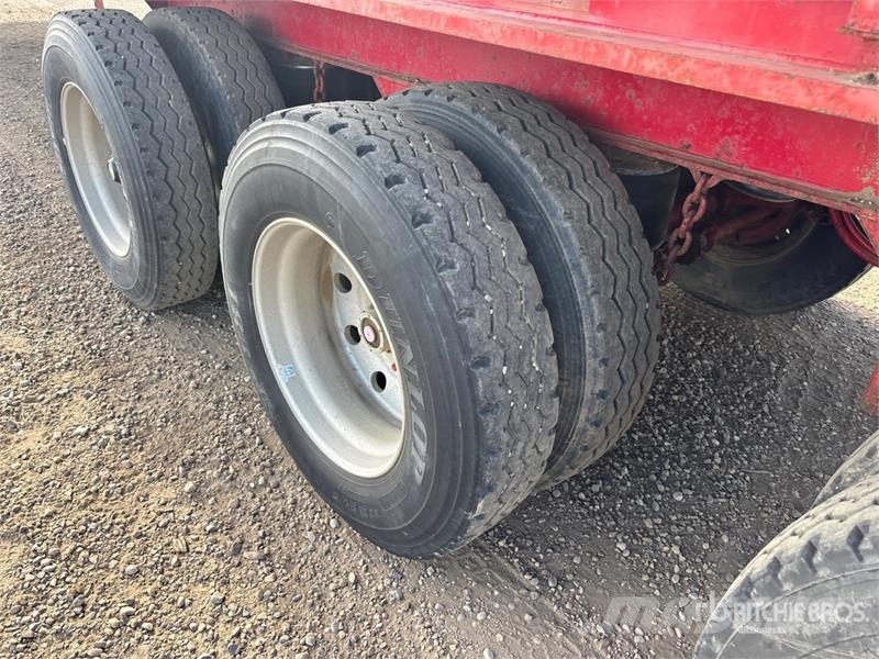 Peerless 48 ft Tri/A Flatbed Oilfield Trailer Macchine utensili