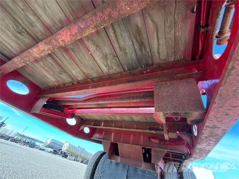 Peerless 48 ft Tri/A Flatbed Oilfield Trailer Macchine utensili