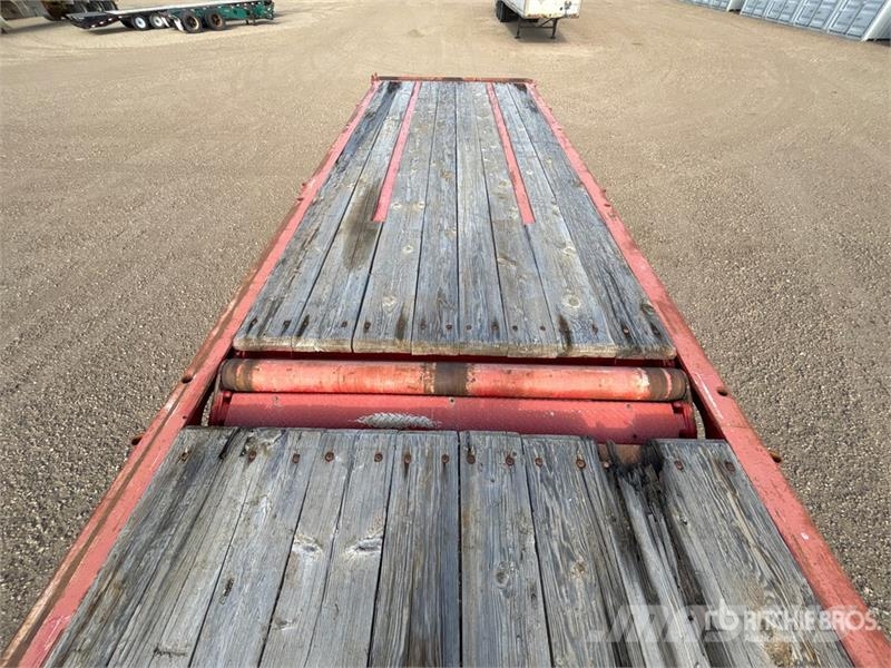 Peerless 48 ft Tri/A Flatbed Oilfield Trailer Macchine utensili