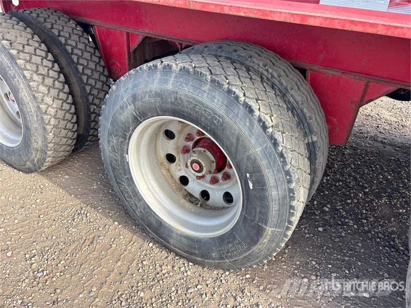 Peerless 48 ft Tri/A Flatbed Oilfield Trailer Macchine utensili