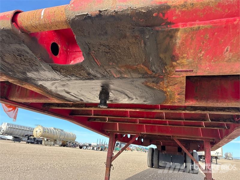 Peerless 48 ft Tri/A Flatbed Oilfield Trailer Macchine utensili