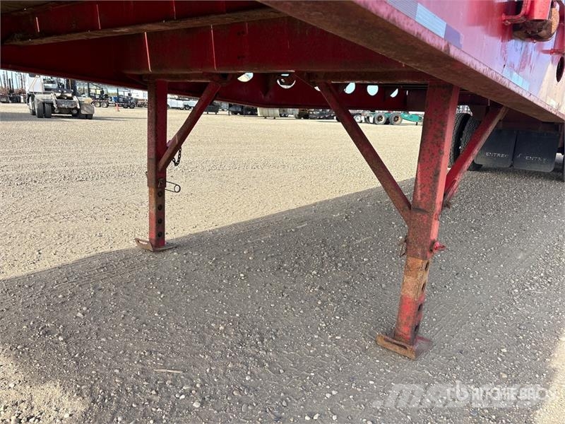 Peerless 48 ft Tri/A Flatbed Oilfield Trailer Macchine utensili