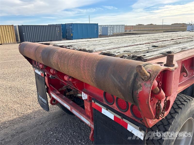 Peerless 48 ft Tri/A Flatbed Oilfield Trailer Macchine utensili