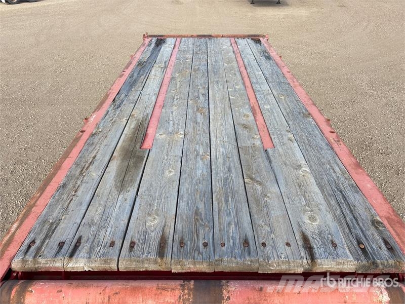 Peerless 48 ft Tri/A Flatbed Oilfield Trailer Macchine utensili
