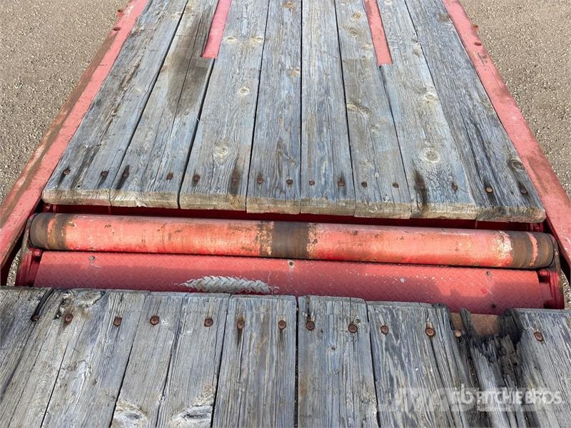 Peerless 48 ft Tri/A Flatbed Oilfield Trailer Macchine utensili