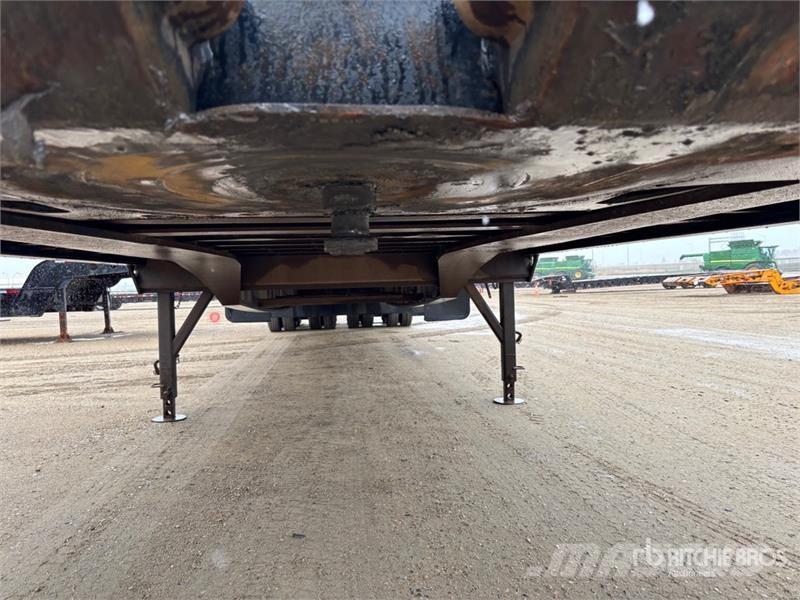 Peerless 50 ft 16-Wheel Flatbed Oilfield Trailer Processing Equipment