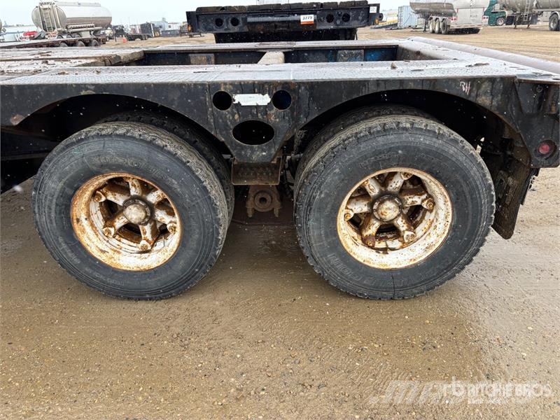 Peerless 50 ft 16-Wheel Flatbed Oilfield Trailer Processing Equipment