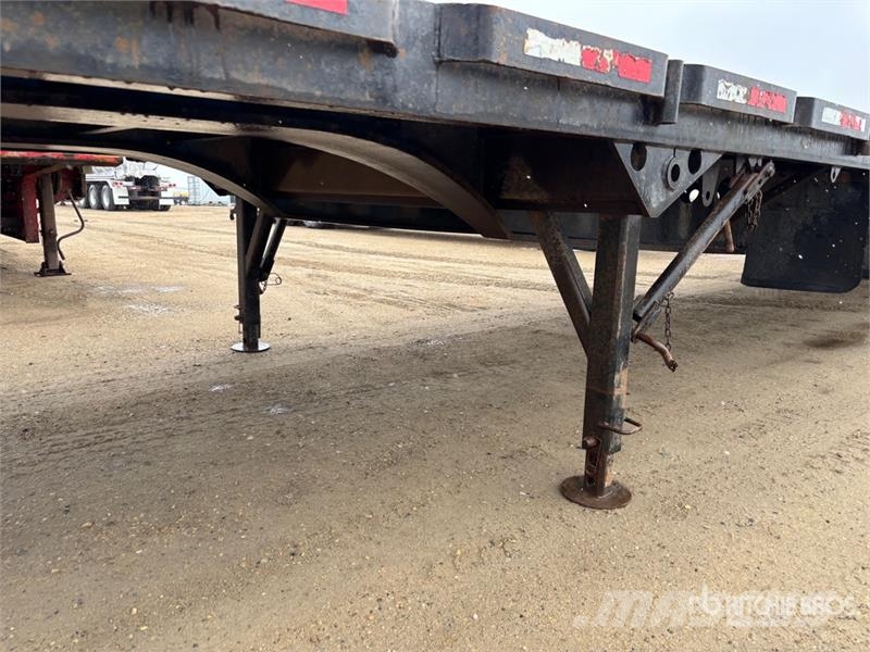Peerless 50 ft 16-Wheel Flatbed Oilfield Trailer Processing Equipment