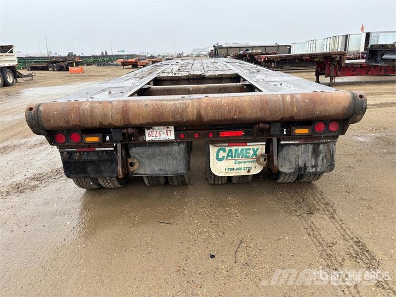 Peerless 50 ft 16-Wheel Flatbed Oilfield Trailer Processing Equipment