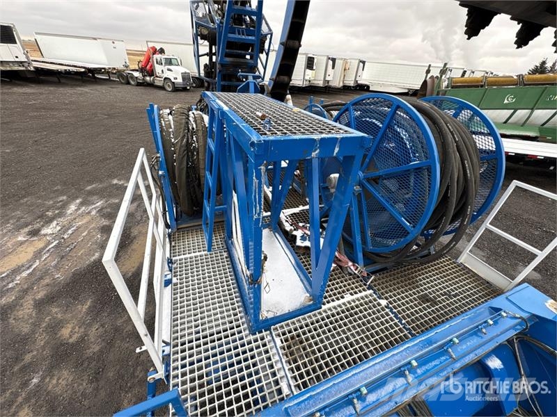 Peerless CH-55-24A 24 Wheel Coil Tubing Reel Trailer Оборудование для переработки