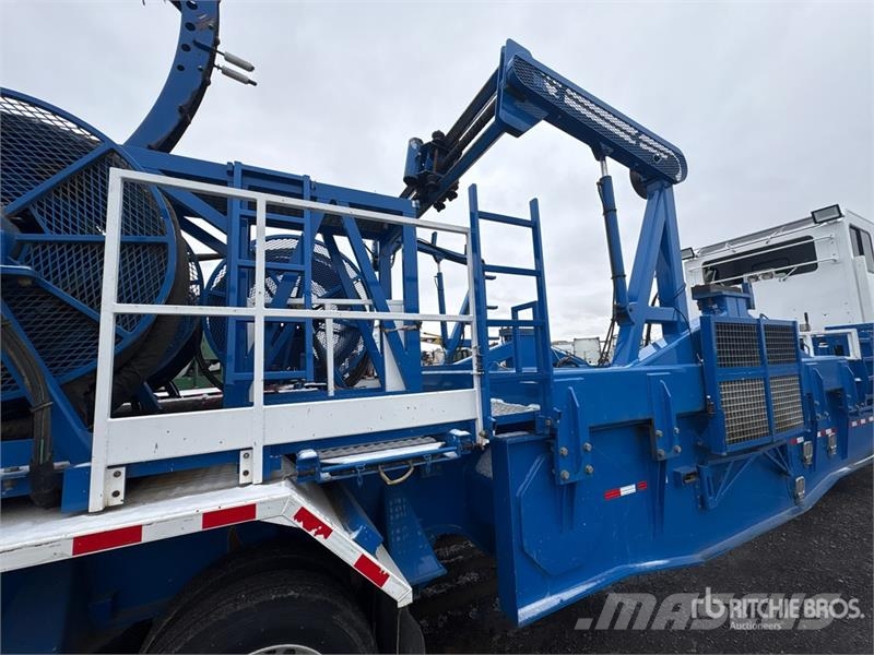 Peerless CH-55-24A 24 Wheel Coil Tubing Reel Trailer Оборудование для переработки