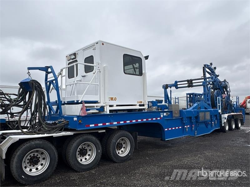 Peerless CH-55-24A 24 Wheel Coil Tubing Reel Trailer Оборудование для переработки