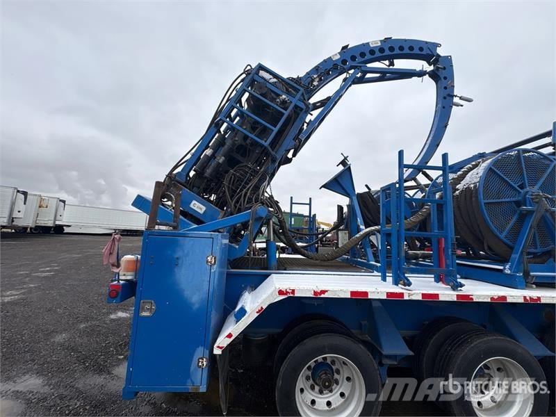 Peerless CH-55-24A 24 Wheel Coil Tubing Reel Trailer Оборудование для переработки