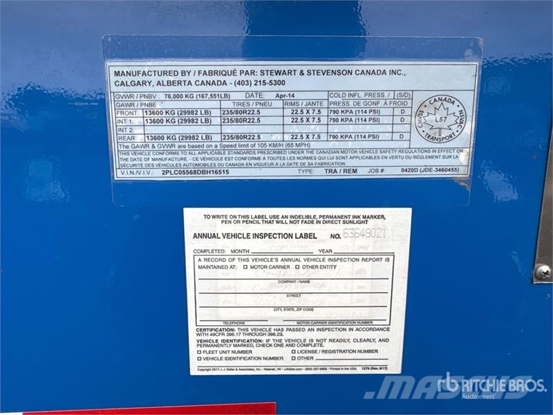 Peerless CH-55-24A 24 Wheel Coil Tubing Reel Trailer Оборудование для переработки
