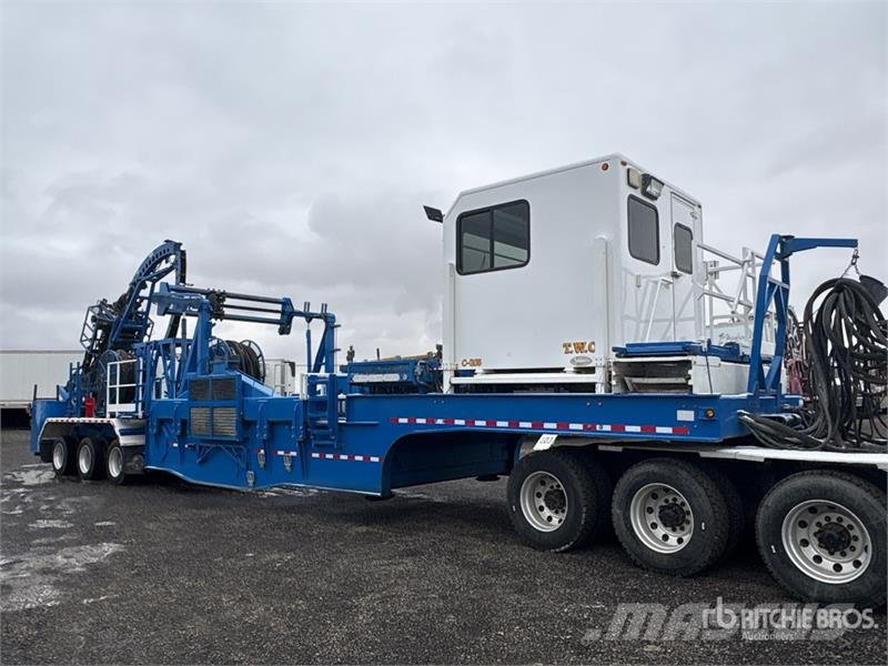 Peerless CH-55-24A 24 Wheel Coil Tubing Reel Trailer Оборудование для переработки